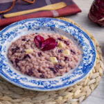 Risotto al radicchio e scamorza affumicata