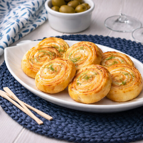 Girelle al salmone e formaggio