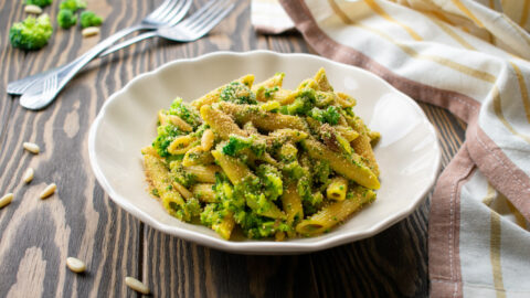 Pasta con i broccoli arriminati